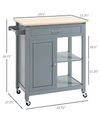 Slickblue Compact Kitchen Storage Cabinet with Adjustable Shelves and Easy Access for Organization