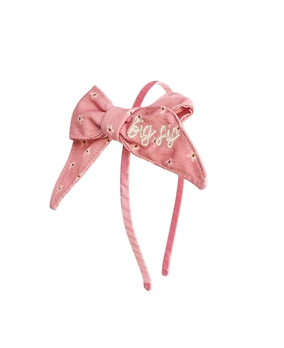Sweet Wink Child Girl's Big Sis Bow Headband