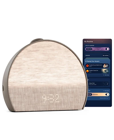 Hatch Restore 3 Sunrise Alarm Clock, Sound Machine, Smart Light (Cocoa) - White Noise, Screen-Free Sleep Routine