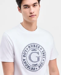Guess Men's Embroidered Big G Logo T-Shirt