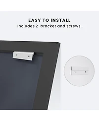 Amorho Bathroom Mirror, 20" x 16" Inch Thick Metal Framed Wall Mirrors for Over Sink, Bedroom, Living Room, Entryway