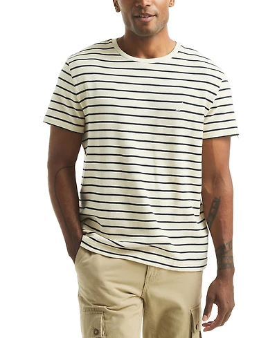 Nautica Men's Navigator Striped Crewneck T-Shirt