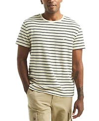 Nautica Men's Navigator Striped Crewneck T-Shirt