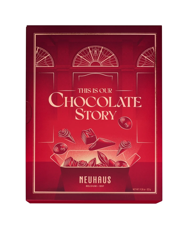 Neuhaus Holiday Assorted Chocolate Advent Calendar Book, 25 Pieces