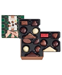Neuhaus Holiday Assorted Chocolate Square Giftbox, 15 Pieces