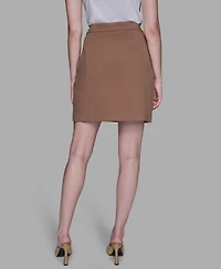 Karl Lagerfeld Paris Women's Button Detail Skirt
