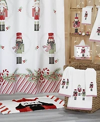 Avanti Peppermint Nutcracker Cotton 2-Pc. Bath Towel Set, 52" x 27"