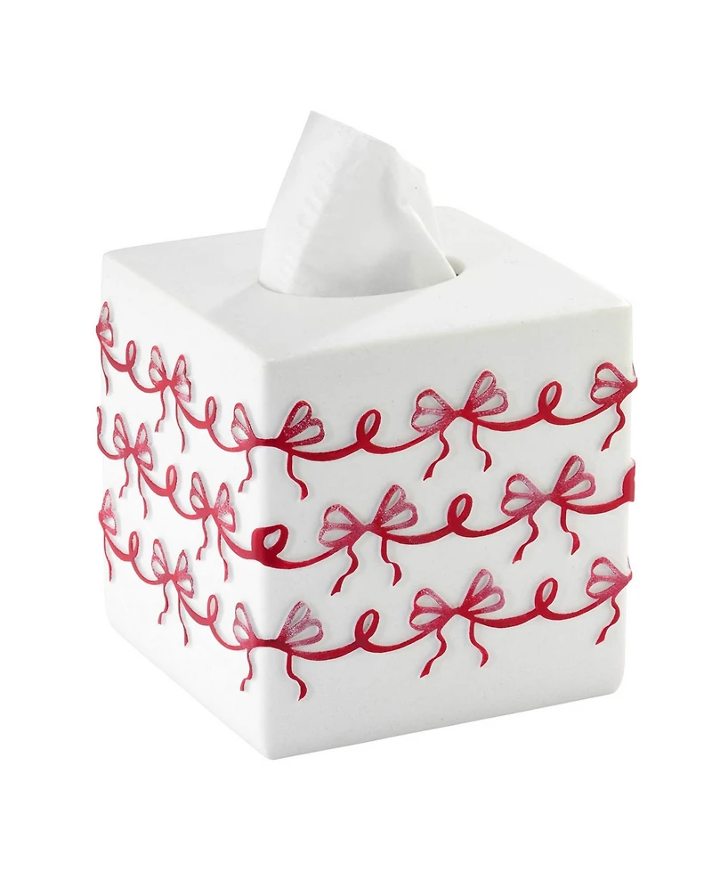 Avanti Christmas Bows Resin Tissue Cover