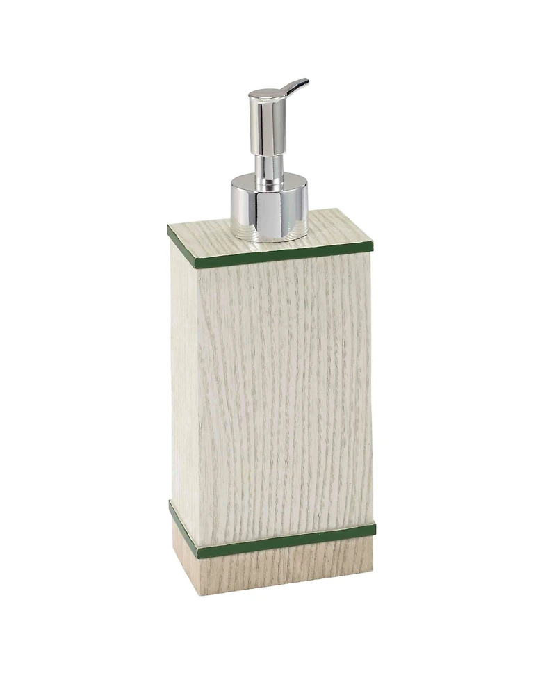 Avanti Trees Resin Lotion Pump and 2-Pc. Cotton Fingertip Towel Set