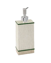 Avanti Trees Resin Lotion Pump and 2-Pc. Cotton Fingertip Towel Set