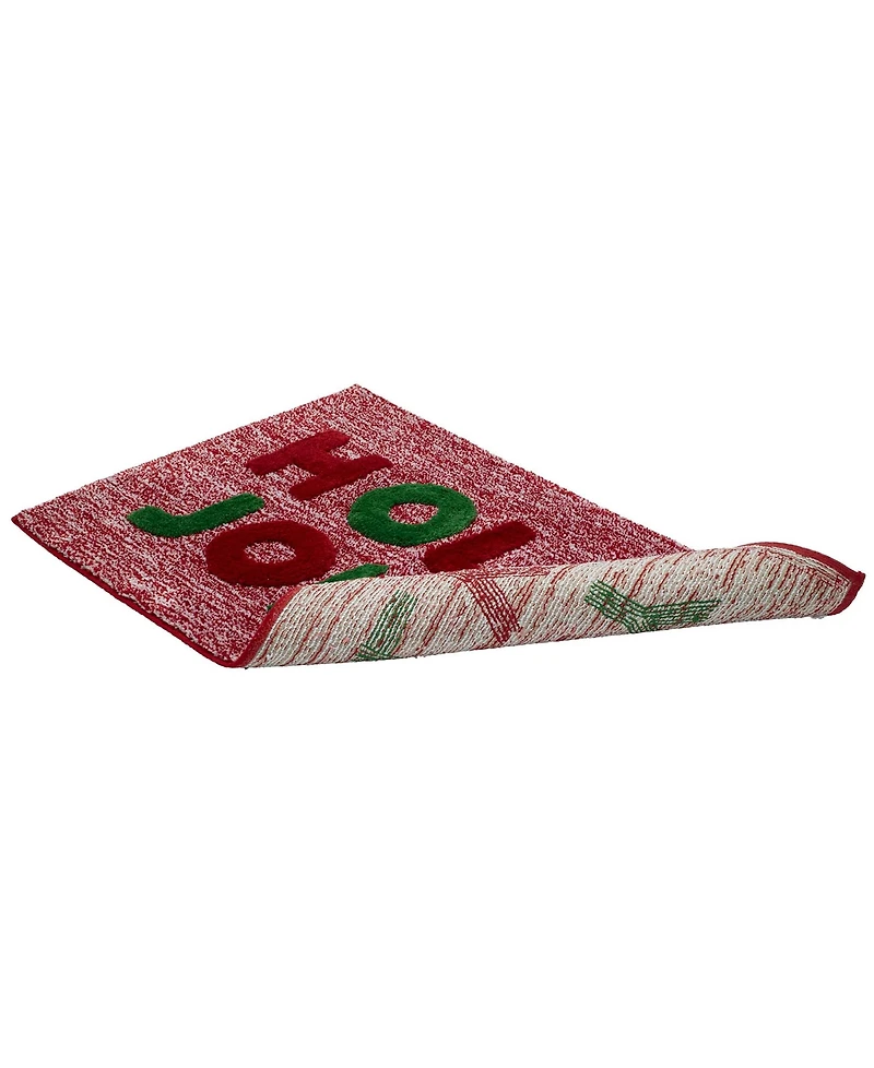 Avanti Holly Jolly Polyester Bath Rug, 20" x 32"