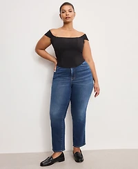 Good American Women's Dolly Joleans Cropped Corset Top