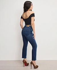 Good American Petite Dolly Jolean Mid Rise Jeans