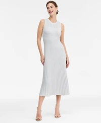 I.n.c. International Concepts Women's Sleeveless Metallic Sweater Dress, Macy's Exclusive