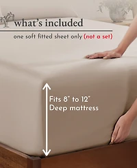 Deep Pocket Twin Fitted Sheet Only