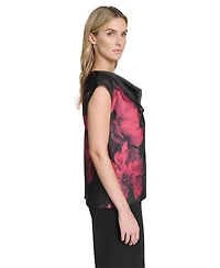 Calvin Klein Women's Cowl Neck Blouse