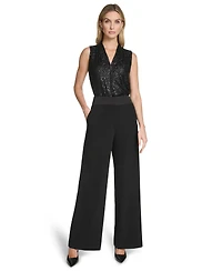 Calvin Klein Women's Whitney Mid-Rise Wide-Leg Pants
