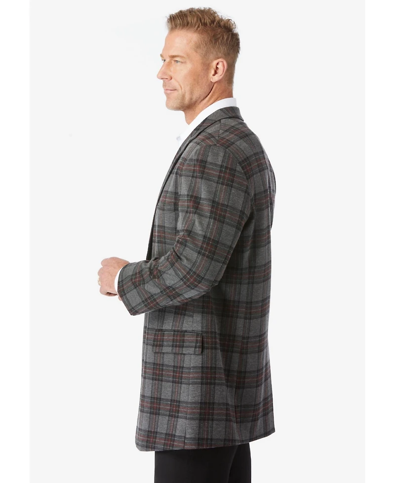 KingSize Men's Big & Tall Ponte Stretch Knit Blazer