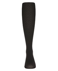 Memoi Girls Diamond Semi-Opaque Tights