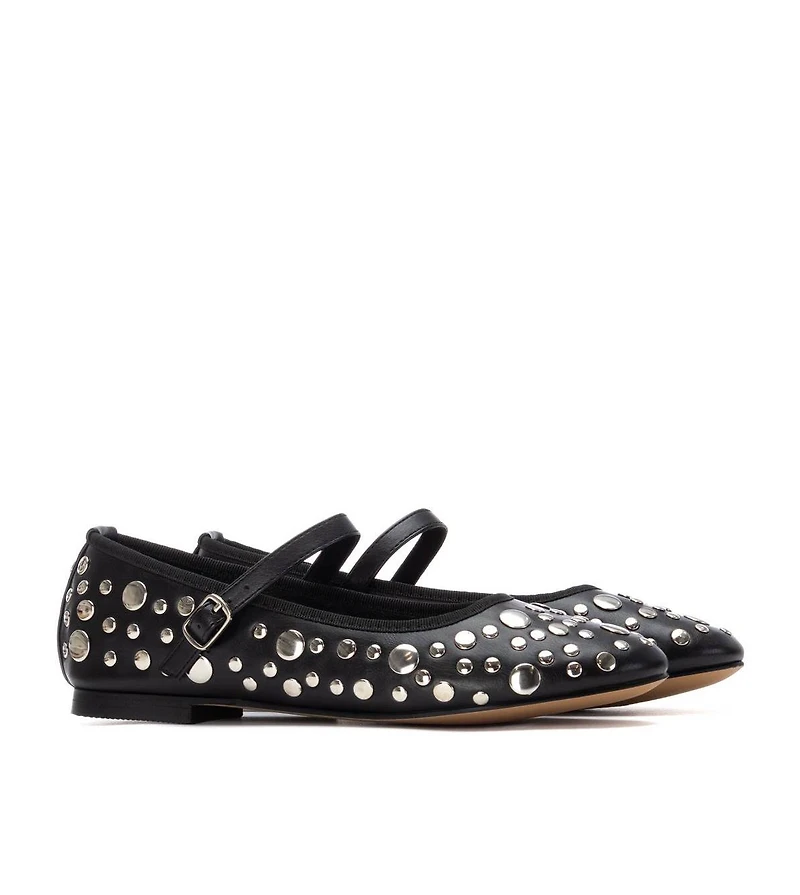 Women's Mary Jane Studded Ballet Flats By Xti