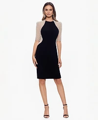 Xscape Women's Faraj Short Sleeve Dress