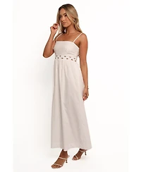 Petal and Pup Women's Angelus Midi Dress - White