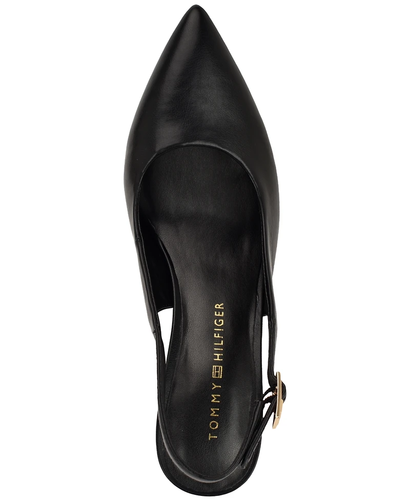 Tommy Hilfiger Women's Azalee High Block Heel Slingback Pumps