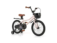 18-Inch Kids Bike with Basket & Adjustable Handlebar