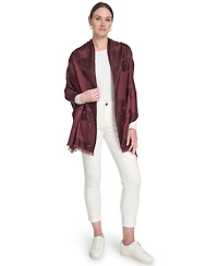 Calvin Klein Women's Metallic Floral Wrap