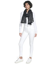 Calvin Klein Women's Tweed Pattern Lurex Wrap