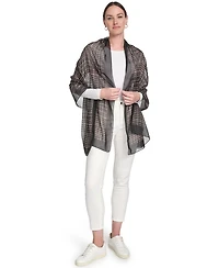 Calvin Klein Women's Houndstooth Print Wrap