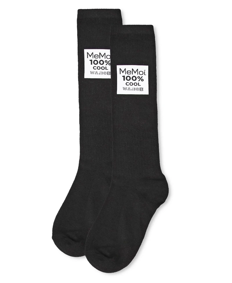 Memoi Girls' 100% Cool Knee-High Socks