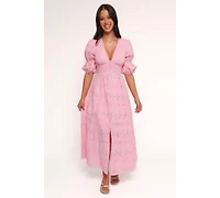 Petal and Pup Women's Tani Midi Dress - Pink
