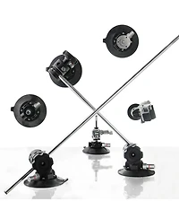Kupo 6" Metal Pump Suction Cup with 13.5" Support Arm