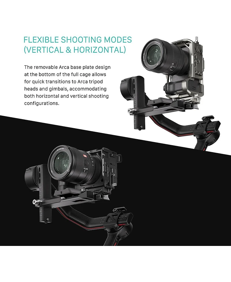 Tilta Full Camera Cage Lightweight Kit for Sony a6700, Titanium Gray