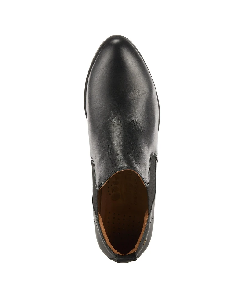 Azura Spring Step Phaedra Premium Leather Shoe with Cushioned Insole, Arch Support, and Low Heel