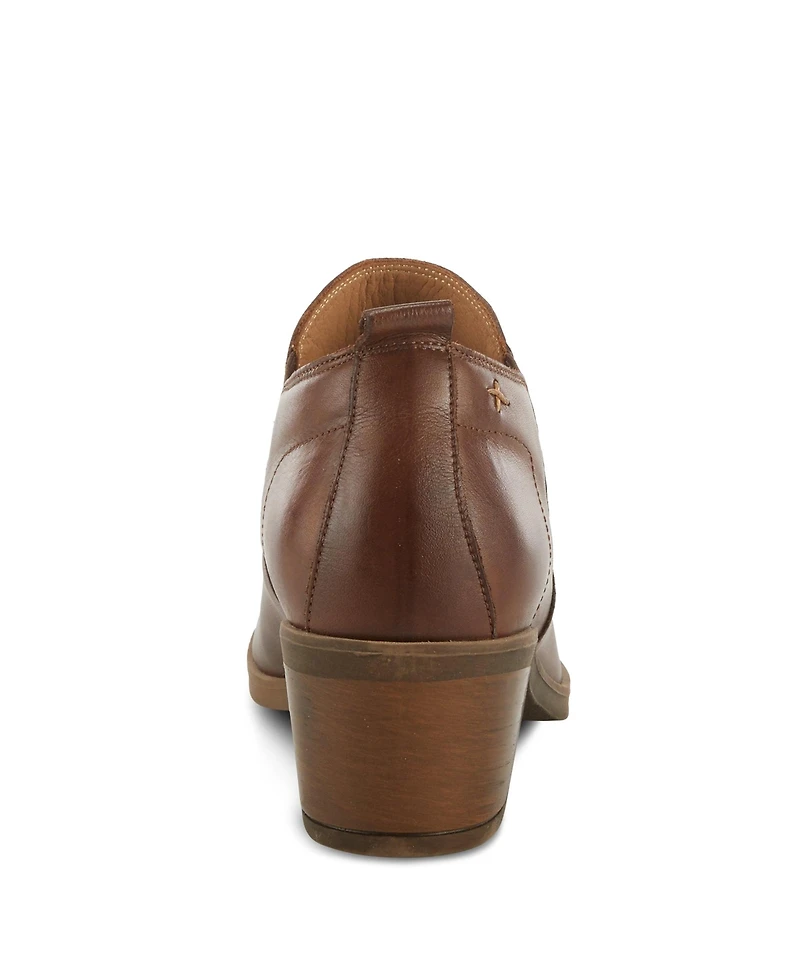 Azura Spring Step Phaedra Premium Leather Shoe with Cushioned Insole, Arch Support, and Low Heel