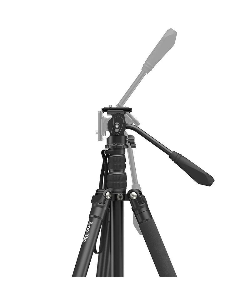 SmallRig CT180 4-Section Aluminum Video Tripod with Mini Fluid Head Kit