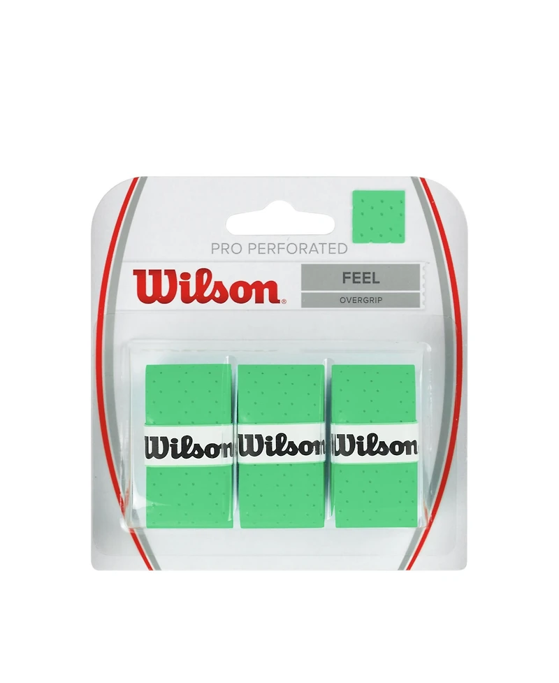 Wilson Pro Perforated Green 3-Pack Overgrip - Green