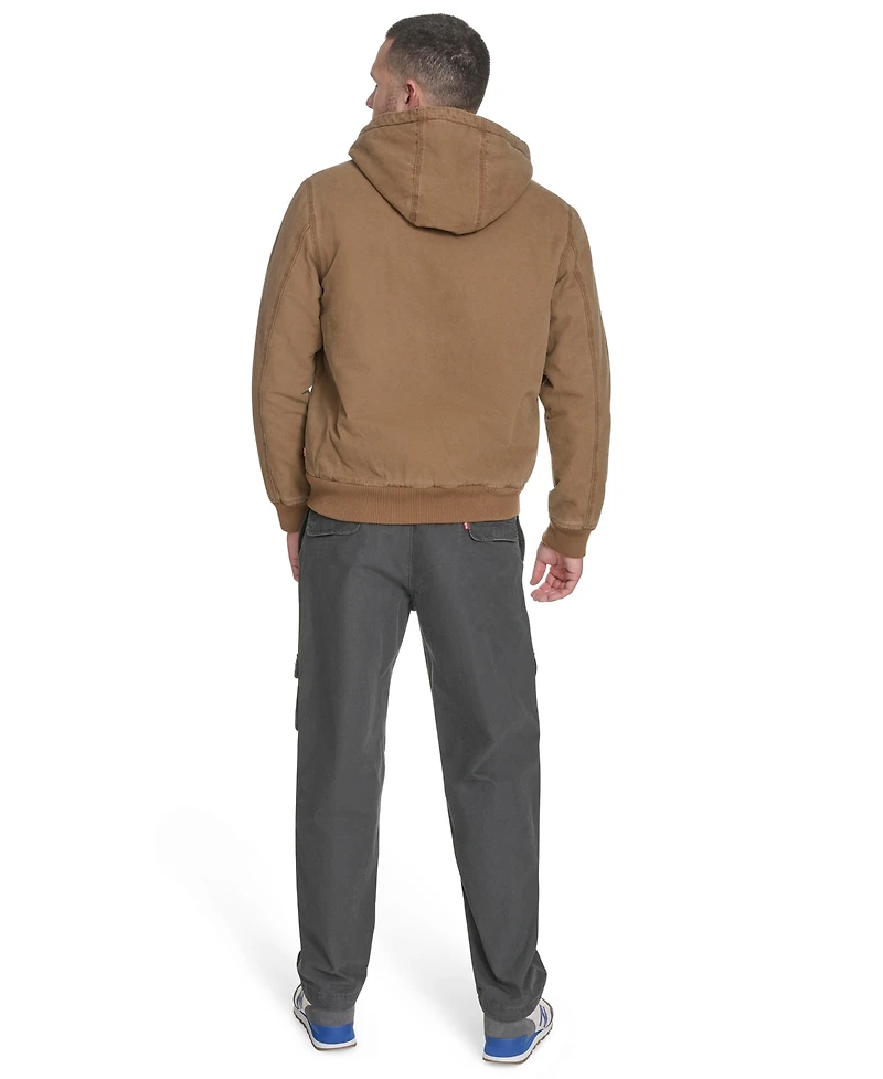 Levi's Men's Hooded Bomber Jacket