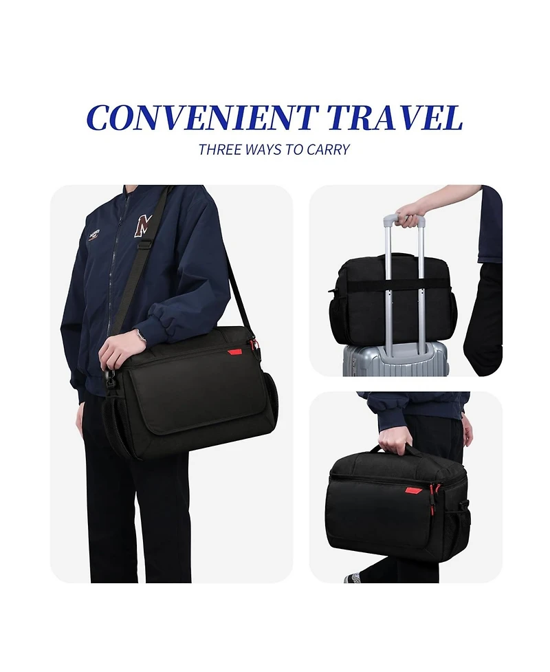 Bubm Waterproof PS5 Travel Case with Laptop Compartment