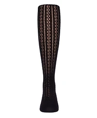 Memoi Little Pelerine Stitch Girl's Cotton Blend Tights
