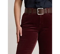 Lauren Ralph Plus Stretch Mid-Rise Straight Pants