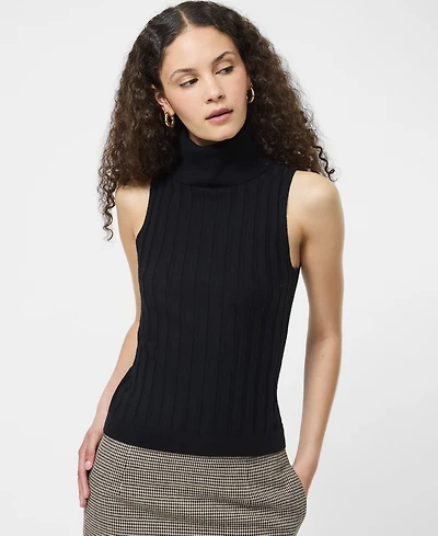 French Connection Women's Turtle Neck Top