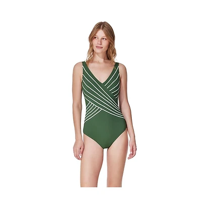 Gottex Women's Embrace V-Neck Surplice One Piece