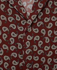 Mango Men's Printed Fluid Regular-Fit Shirt