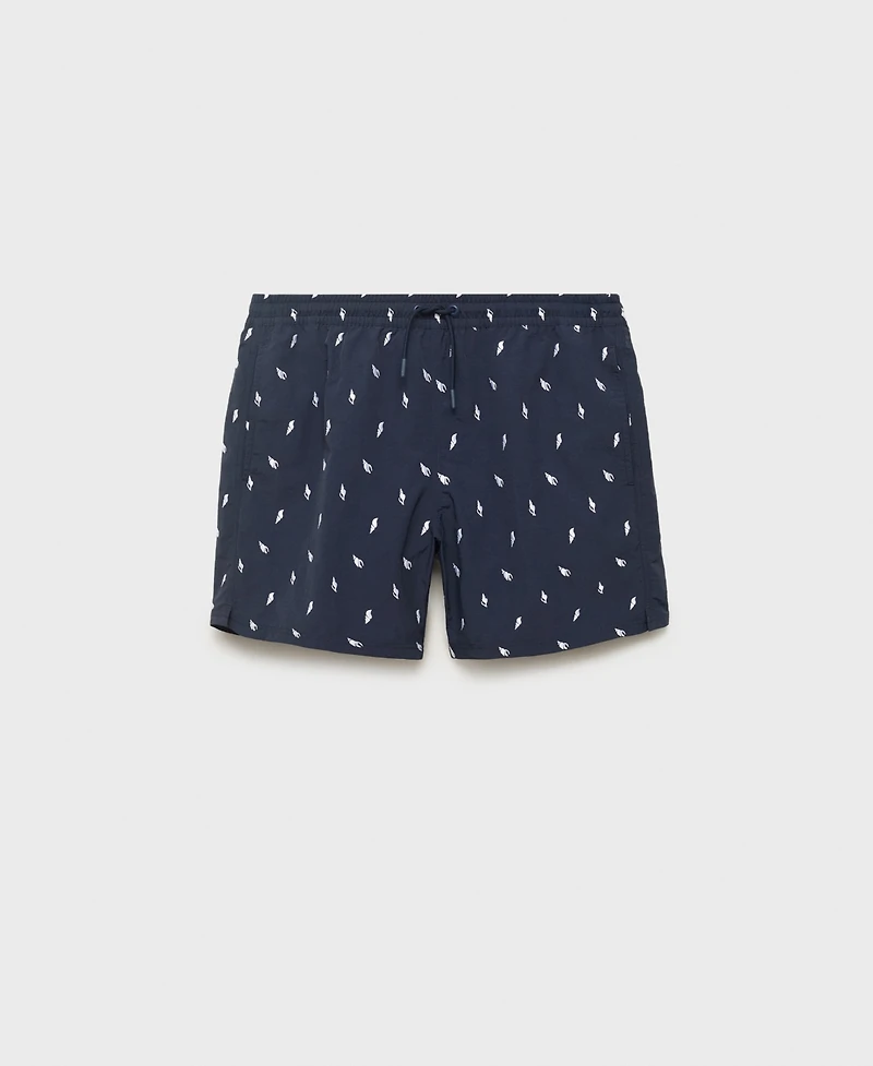 Mango Men's Seashell Print Swimsuit