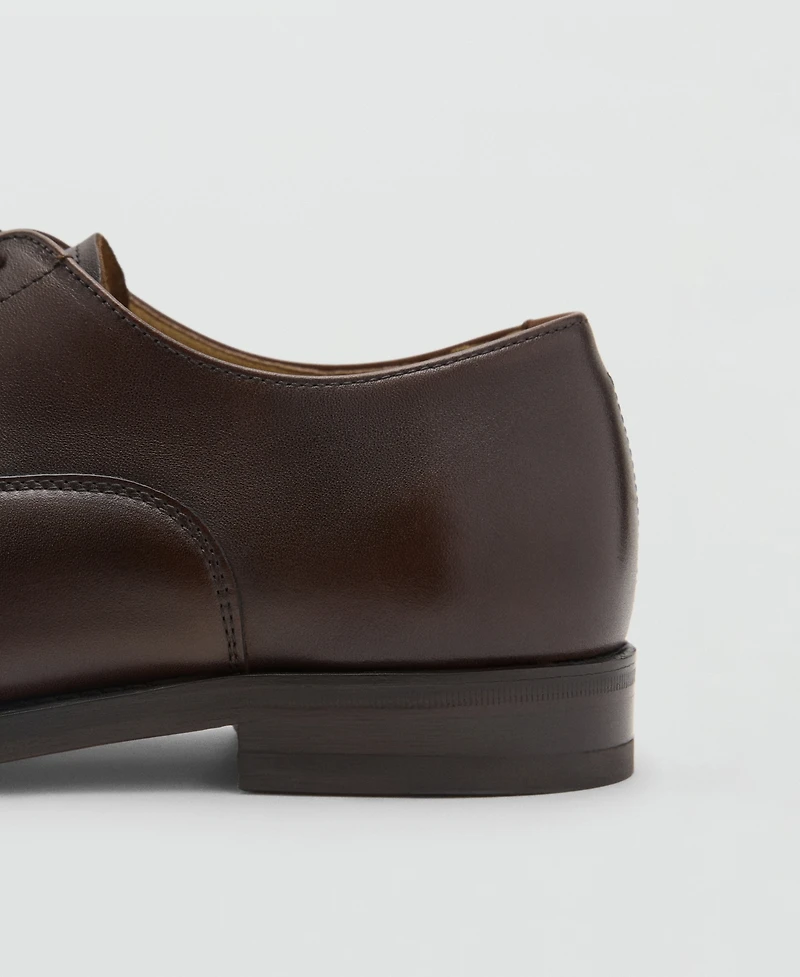 Mango Men's Oxford Style Leather Shoes