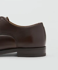 Mango Men's Oxford Style Leather Shoes