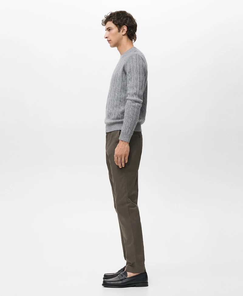 Mango Men's Dublino Slim-Fit Chino Pants